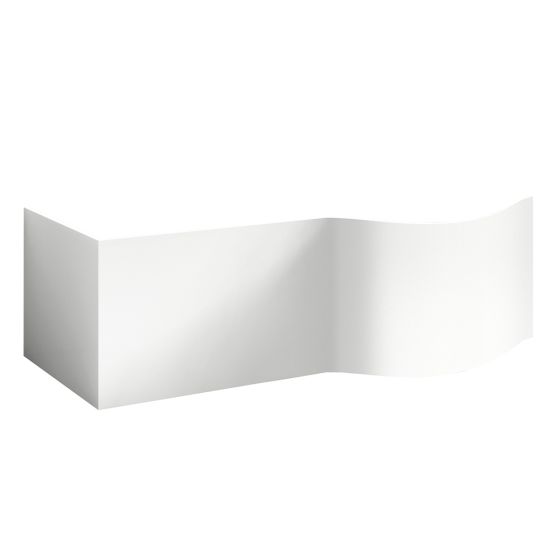 Nuie Acrylic 1500mm P-Bath Front Panel - Gloss White