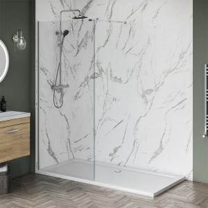 1300mm x 900mm Wetroom Shower Screens Shower Enclosure and Shower Tray
