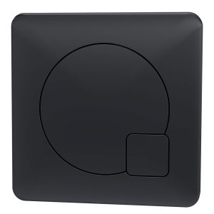 Hudson Reed Square Dual Flush WC Push Button - Black