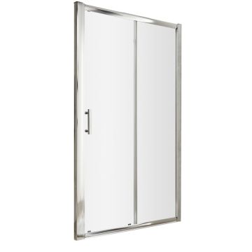 Hudson Reed Pacific 6mm Single Sliding Shower Door 1600mm - Chrome