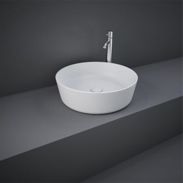 RAK Feeling 420mm Round Countertop Basin - Matt White