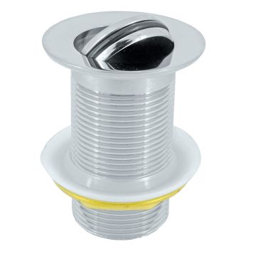 Slotted Flip Over Plug Basin Waste 1 1/4" - Chrome