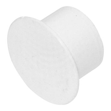 White 32mm Pushfit Waste Socket Plug
