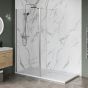 1600mm x 760mm Wetroom Shower Screens Shower Enclosure and Shower Tray