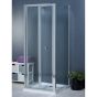 Aqua i 3 Sided Shower Enclosure - 760mm Bifold Door and 900mm Side Panels