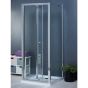Aqua i 3 Sided Shower Enclosure - 800mm Bifold Door and 800mm Side Panels