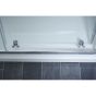 1200mm x 800mm Reduced Height Single Sliding Door Shower Enclosure and Shower Tray