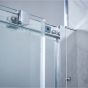 1200mm x 760mm Single Sliding Door Shower Enclosure and Shower Tray