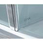Aqua i Flipper Panel W300mm to Suit 10mm Wetroom - Silver
