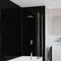 1000mm wide x 2400mm High x 10mm Depth PVC Shower Panel - Black Crystal