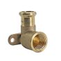 Copper M Press Fit NW 15 - RP 1/2"mm Wallplate Elbow