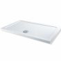 MX Elements Low profile shower trays Stone Resin Rectangle 1200mm x 760mm Flat top