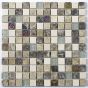 Emperador Cream Glass/Stone Mix Mosaic 300mm x 300mm