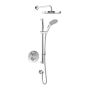 Inta Enzo Thermostatic Concealed Shower with Overhead Soake and Handset
