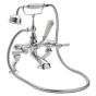 Hudson Reed Topaz Dome Lever Deck Mounted Bath Shower Mixer - Chrome