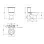 Kartell G4k Close Coupled Toilet With Seat