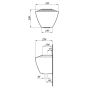 Lecico Two Bowl Exposed Urinal Pack