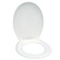 Lecico Universal Soft Close Toilet Seat - White