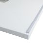 MX Silhouette Anti-Slip Ultra Low Profile Rectangular Shower Tray 1400mm x 800mm - White 