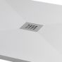MX Silhouette Anti-Slip Ultra Low Profile Rectangular Shower Tray 1000mm x 800mm - White 