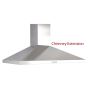 Prima Chimney Cooker Hood Extension - Stainless Steel