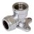 Chrome Compression Wall Plate Elbow 15mm x 1/2