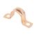 Copper Saddle Pipe Clips 22mm