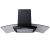 Prima 90cm Wall Mounted Curved Glass Chimney Cooker Hood PRCGH013 - Black