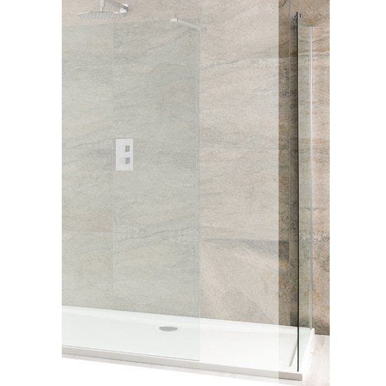 Eastbrook Volente Frameless Shower Enclosure Side Panel - Clear Glass 800mm