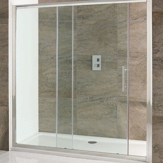 Eastbrook Volente Shower Enclosure Sliding Door - Clear Glass 2000mm