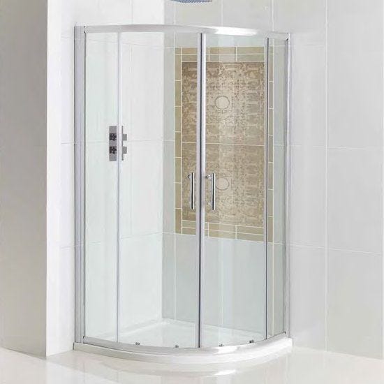 Eastbrook Vulcan Quadrant Shower Enclosure Double Sliding Door 900mm