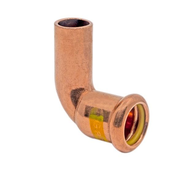 Copper Gas Press 15mm Street Elbow
