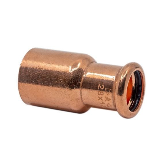 Copper M Press Fit 35 x 28mm Fitting Reducer