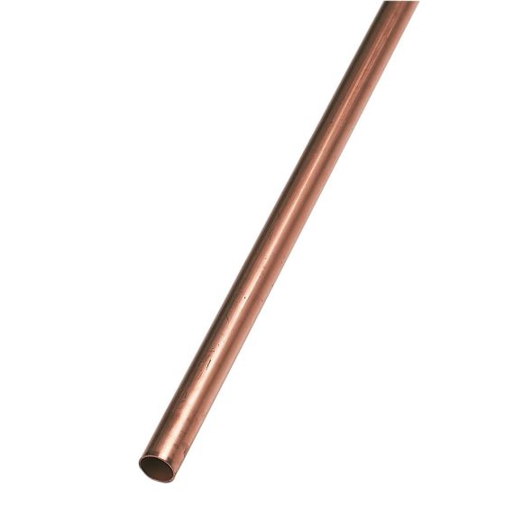 8mm x 1mtr Copper Tube (cut to length - non-refundable)