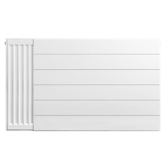 Eastbrook Flat Cover Plate With Lines 300mm x 2000mm - Gloss White