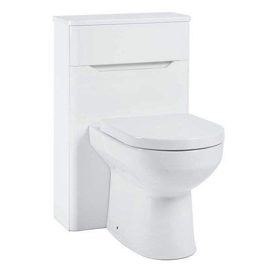 Ella Rowe Bisous 500mm Toilet Unit - Gloss White