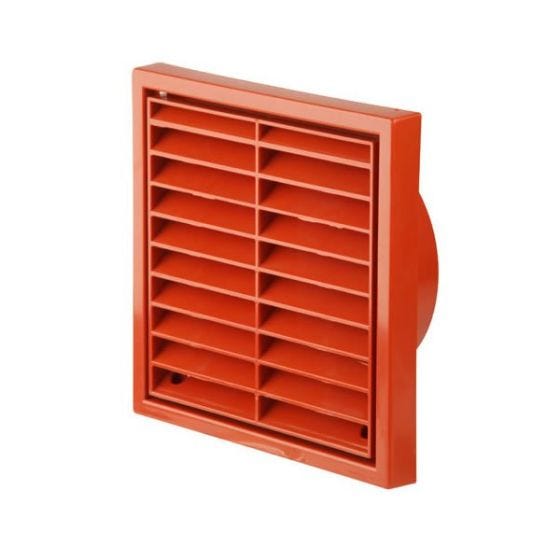Fixed Wall Grille 150mm / 6" - Terracotta