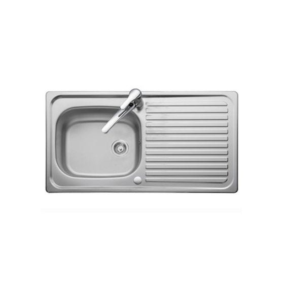 Leisure 950mm x 508mm 1TH Reversible Inset Sink Top