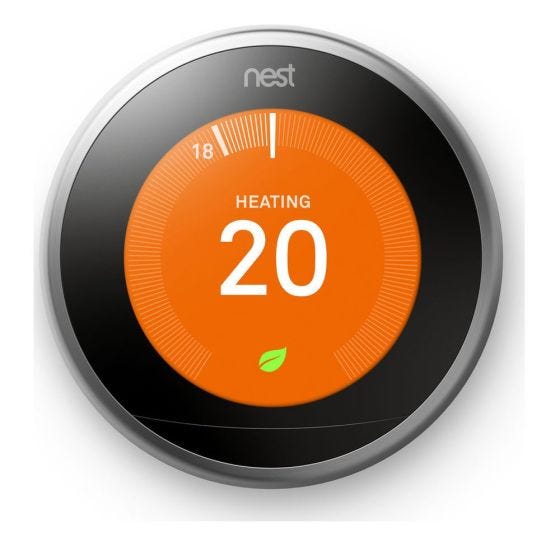 Nest T3010GB Stainless 3rd Generation Learning Thermostat