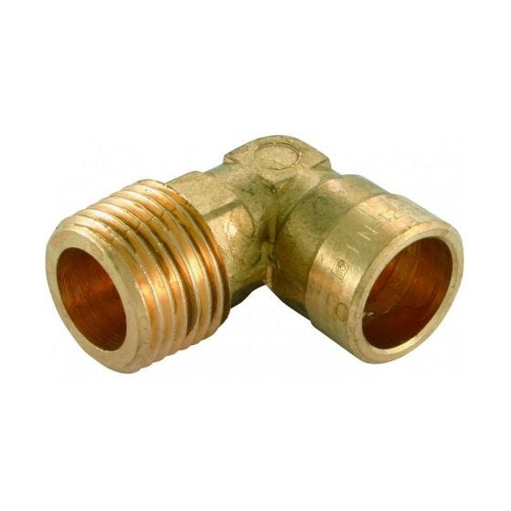 Solder Ring Male Iron Elbow 15mm x 1/2"