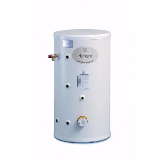 Telford Hurricane 250 Litre Unvented Stainless Steel Indirect Cylinder