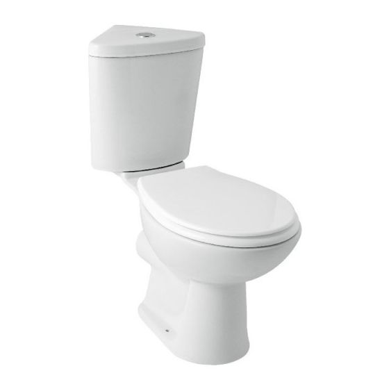 Kartell G4k Close Coupled Corner Toilet With Seat