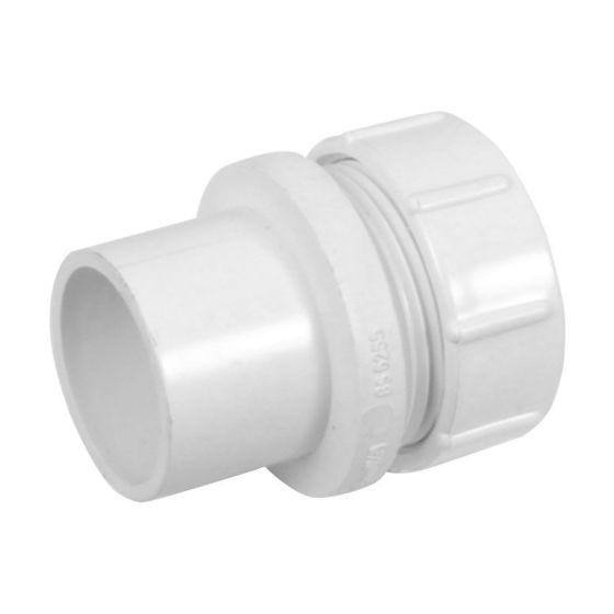 White 50mm Solvent Screwed Access Plug
