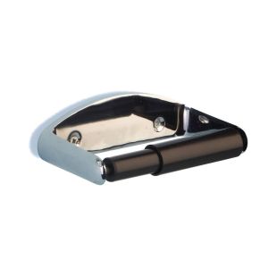 Bathex Heavy Chrome Plated Toilet Roll Holder with Plastic Roller