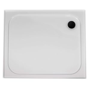 Coram Stone Resin Shower Tray 900mm x 760mm - 4 Upstand