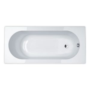 Logan Scott Flora Single Ended Bath 1500mm x 700mm - White