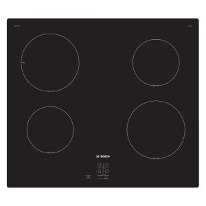 Bosch Series 2 PUG61RAA5B 60cm Induction Hob with Touch Control - Black Glass
