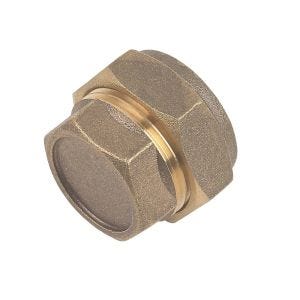 Brass Compression Stop End 35mm