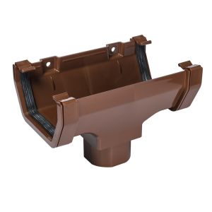 Brown 112mm Square Running Outlet
