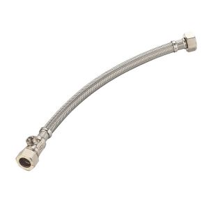 Compression Flexible Tap Connector with Isolator 15mm x 1/2
